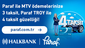 Paraf ile MTV ödemelerinize 3 taksit, Paraf TROY ile 4 taksit güzelliği!