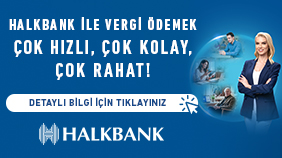 Halkbank ile vergi ödemek çok hızlı, çok kolay, çok rahat!